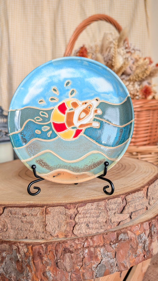 Corgi Plate 9 , Trinket Dish, Jewellery Holder